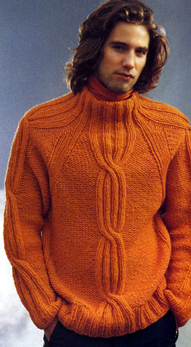 вязание спицами мужской свитер в Москве
